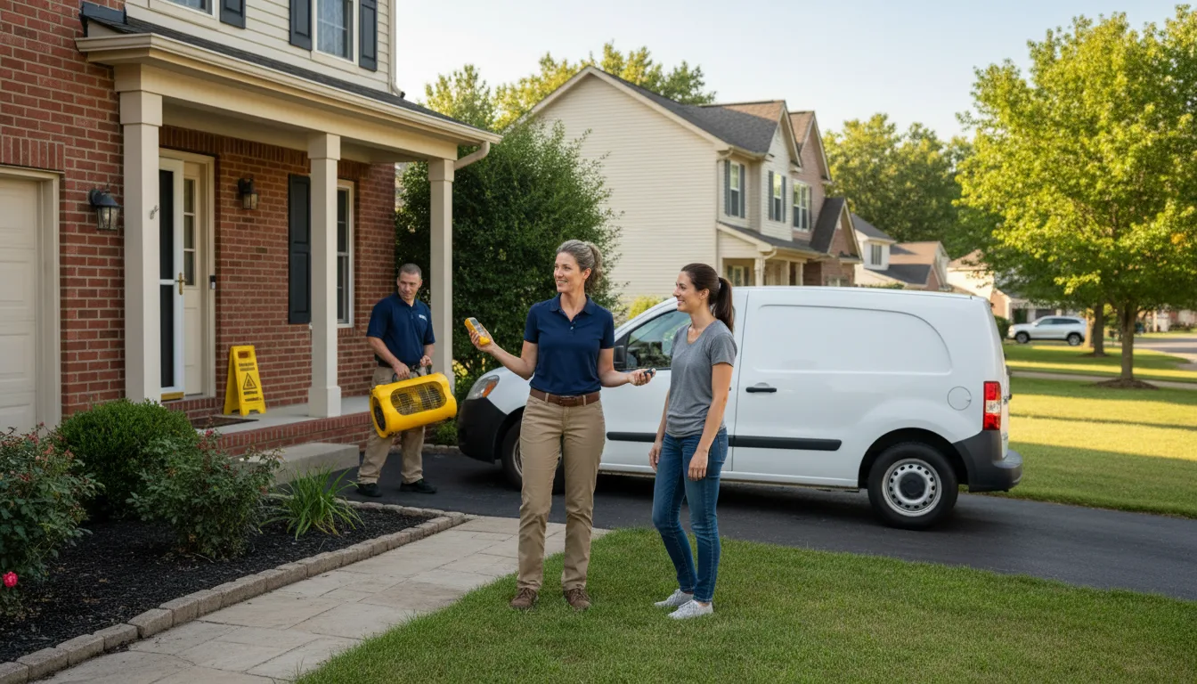 Water restoration image for Dehumidification And Cleanup Services in Interlochen, MI